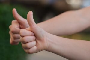 Thumbs Up - Gentle Nudge